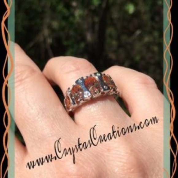 Decadent Women’s CZ Ring in Champagne SP - Picture 1 of 1